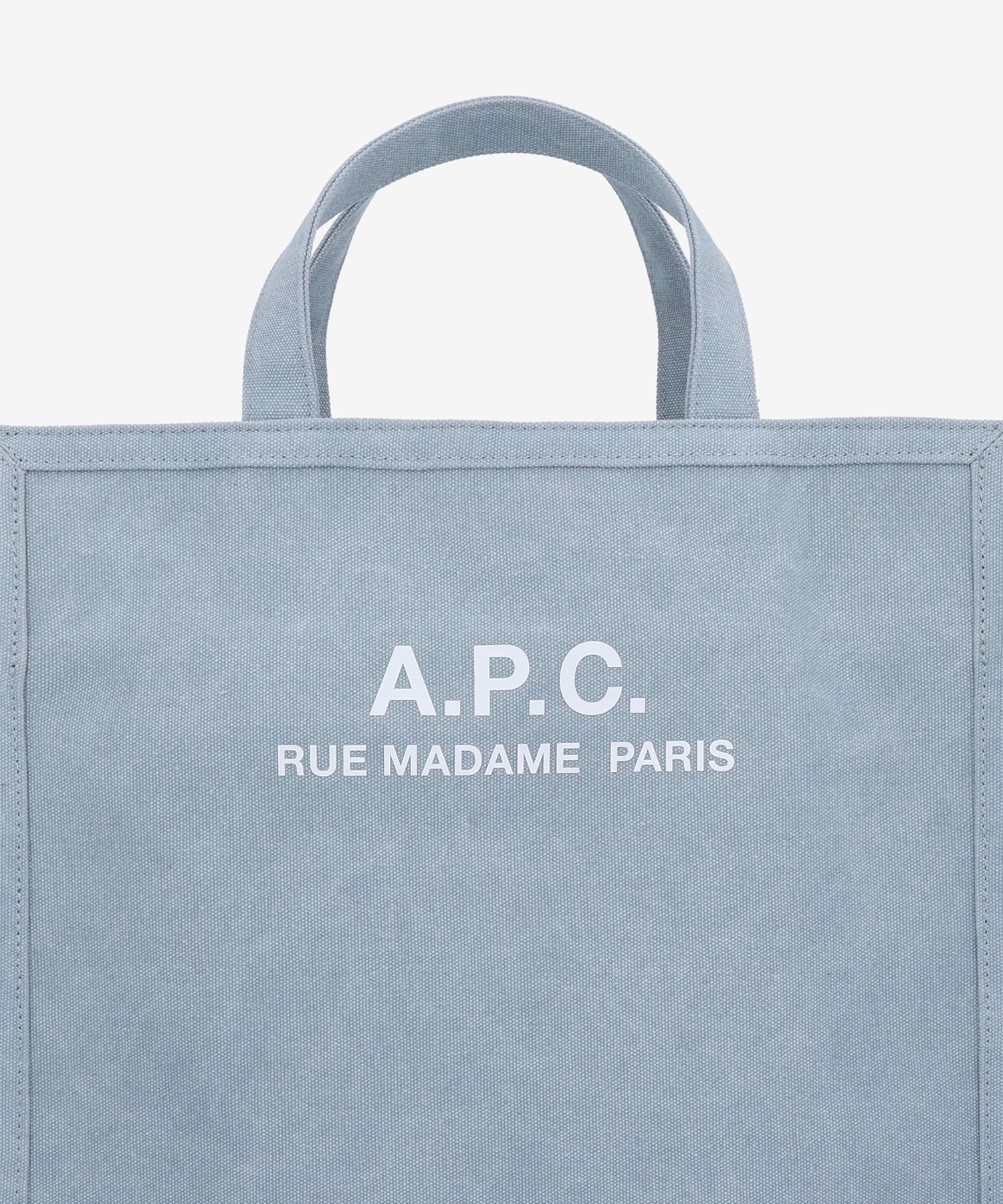 ★A.P.C.★ Recuperation Cabas Tote Bag Blue COHGVH61318IAA C Recuperation shopper tote | A.P.C.