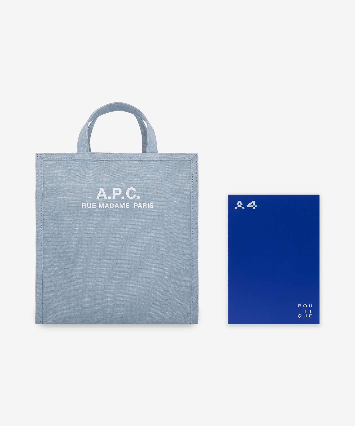 ★A.P.C.★ Recuperation Cabas Tote Bag Blue COHGVH61318IAA C MUSINSA | A.P.C. Recuperation Cabas Tote Bag - Blue