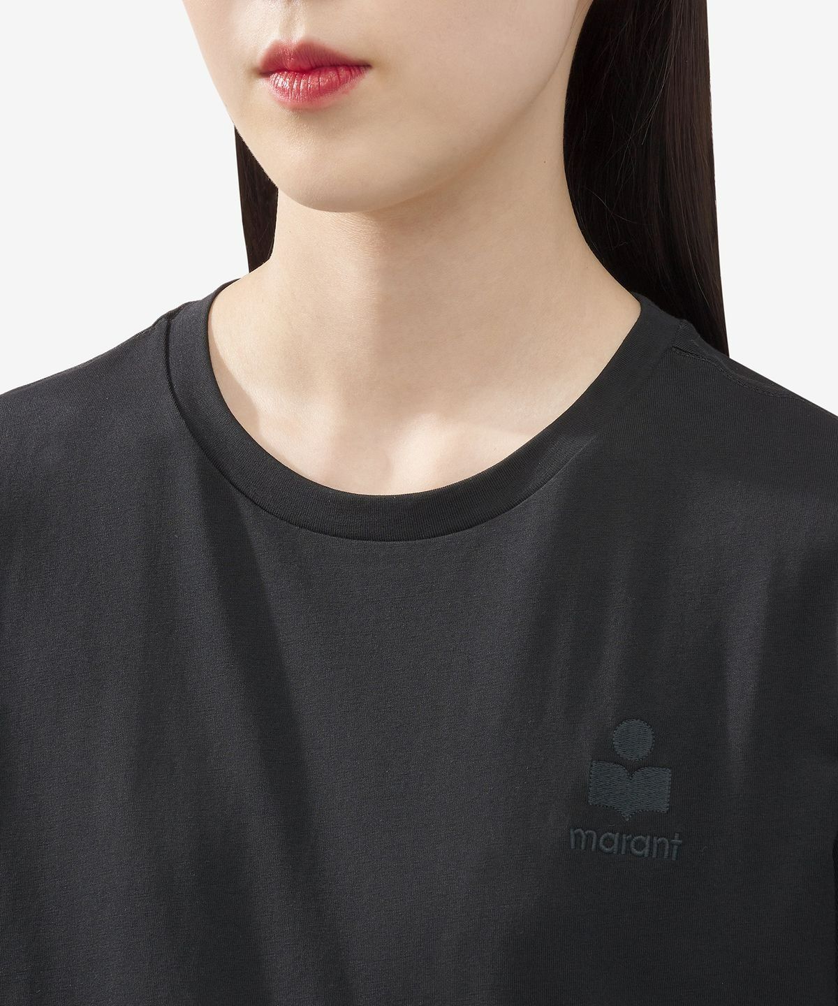 Tシャツ・カットソー Isabel Marant Abby Short Sleeve T-Shirt Black TS0070FAA1N98E MUSINSA | ISABEL MARANT Abby Short Sleeve T-Shirt - Black