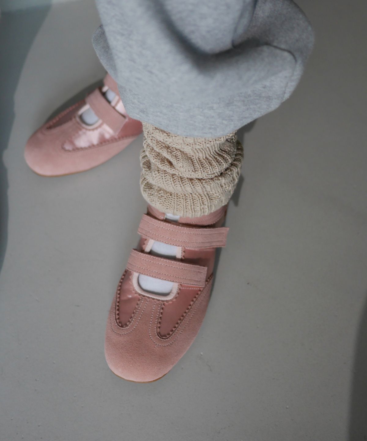 기호(KHIHO) TWIN VELCRO MARY JANE SNEAKERS / 3 COLORS