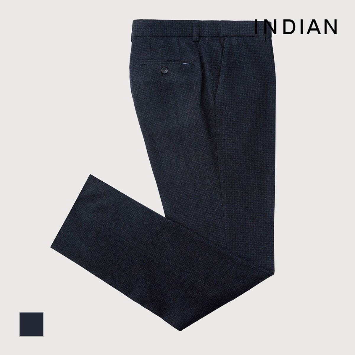 인디안(INDIAN) 투톤 울 팬츠_MIEDLYW9501