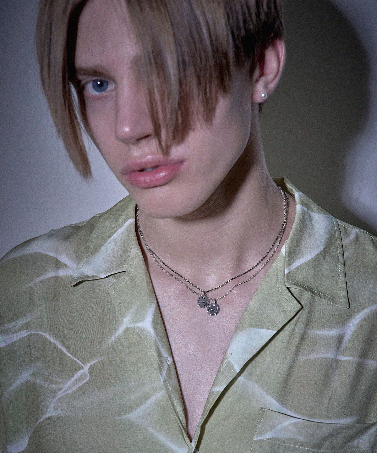 에이지47(AG47) N.è-N-03 Antique Simple Cubic Necklace