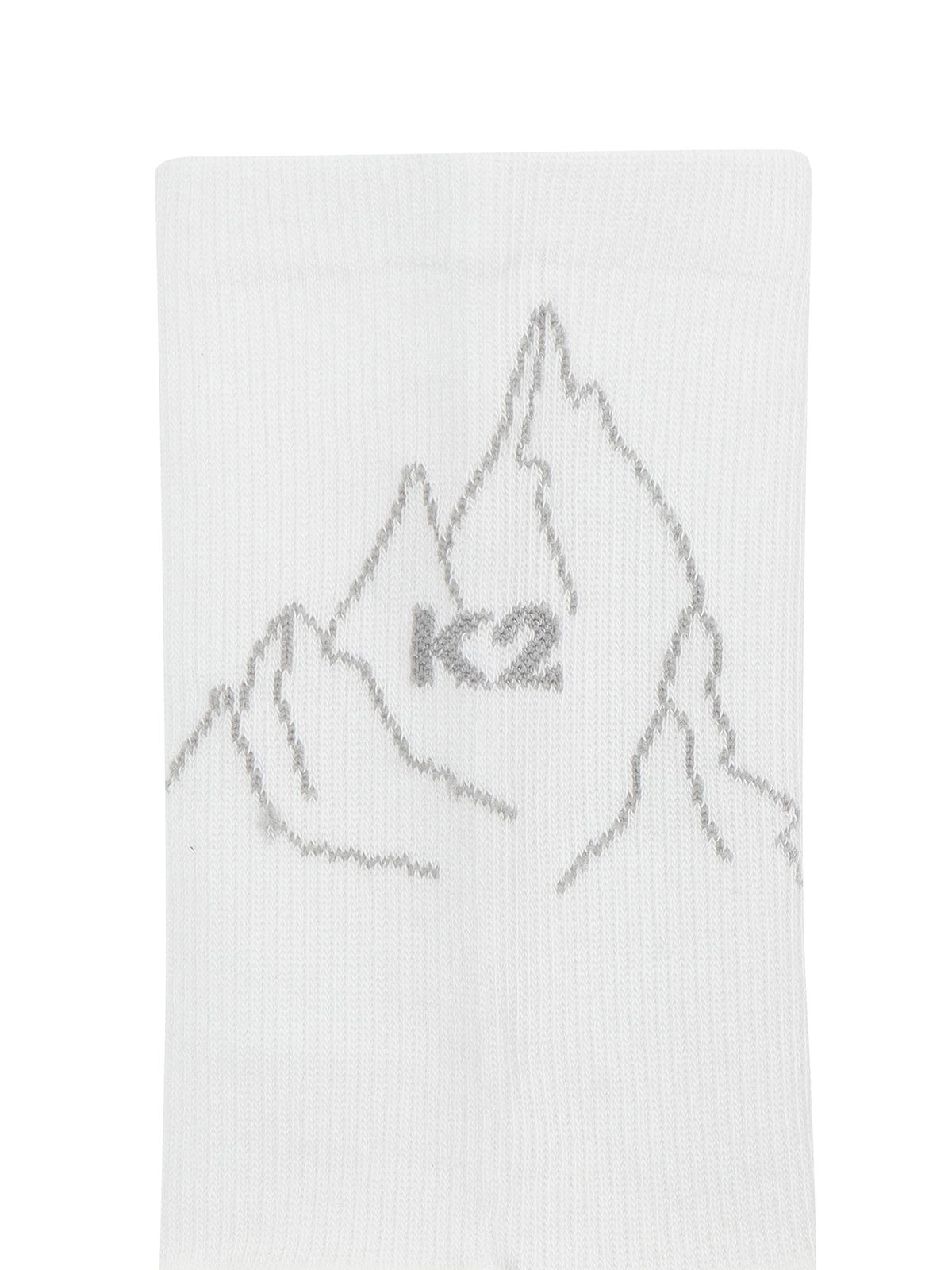 케이투(K2) 그래픽 중목 양말_White