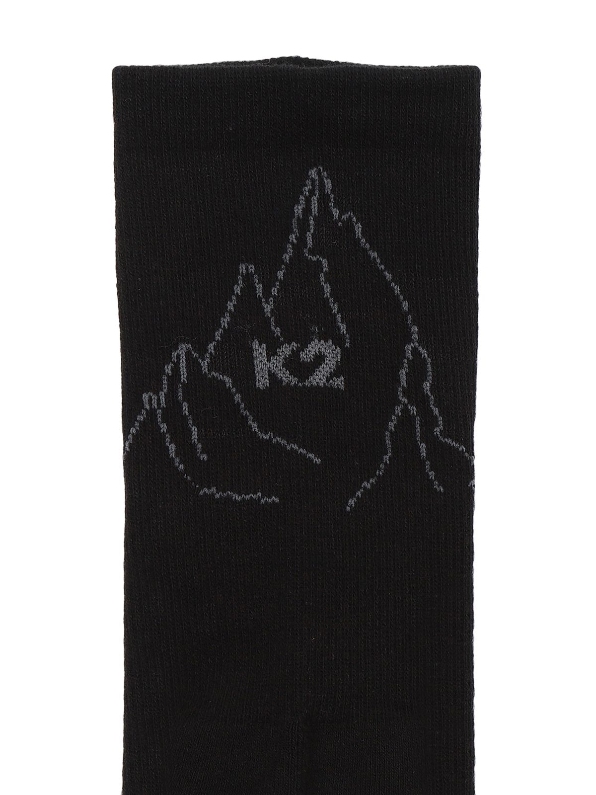 케이투(K2) 그래픽 중목 양말_Black