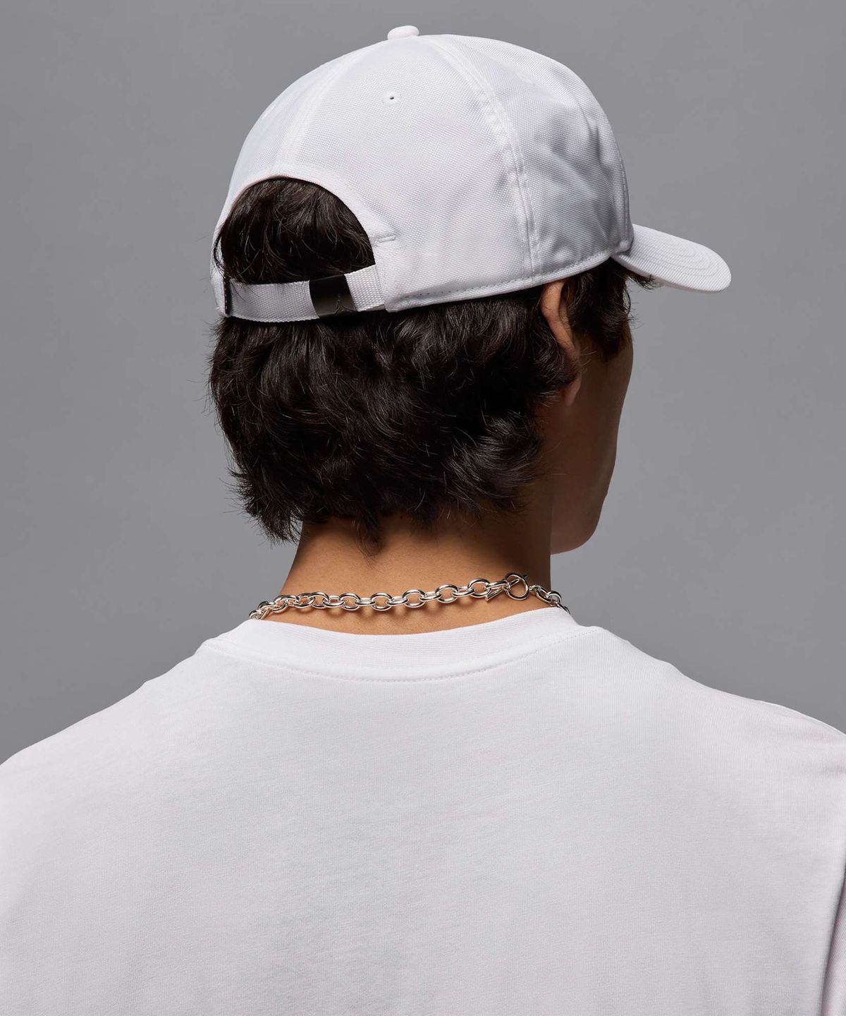 나이키(NIKE) 조던 라이즈 스트럭처 메탈 점프맨 모자 - 화이트:건메탈 / HM5750-100