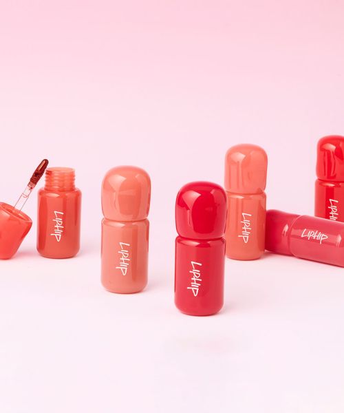 liphip Long-Lasting Glossy Lip Tint 6 shades.