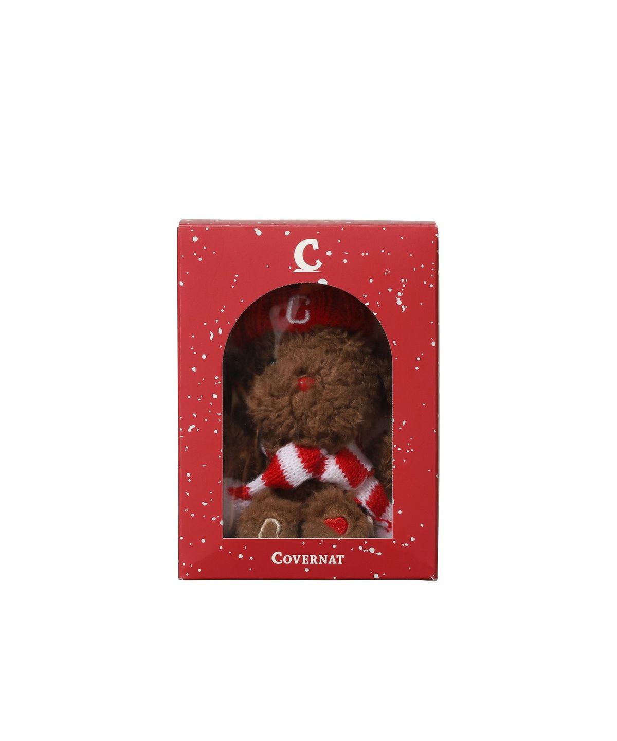 커버낫(COVERNAT) 크리스마스 커비 베어 키링 브라운