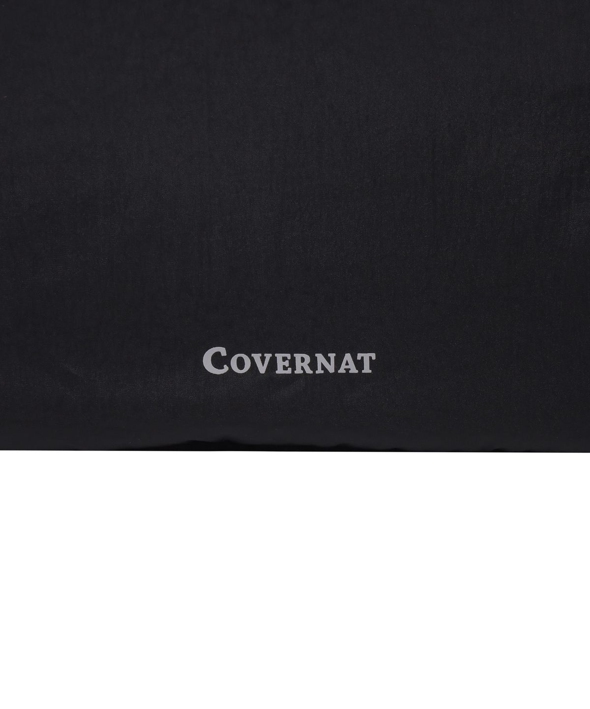 커버낫(COVERNAT) 어센틱 로고 패디드 크로스백 Black
