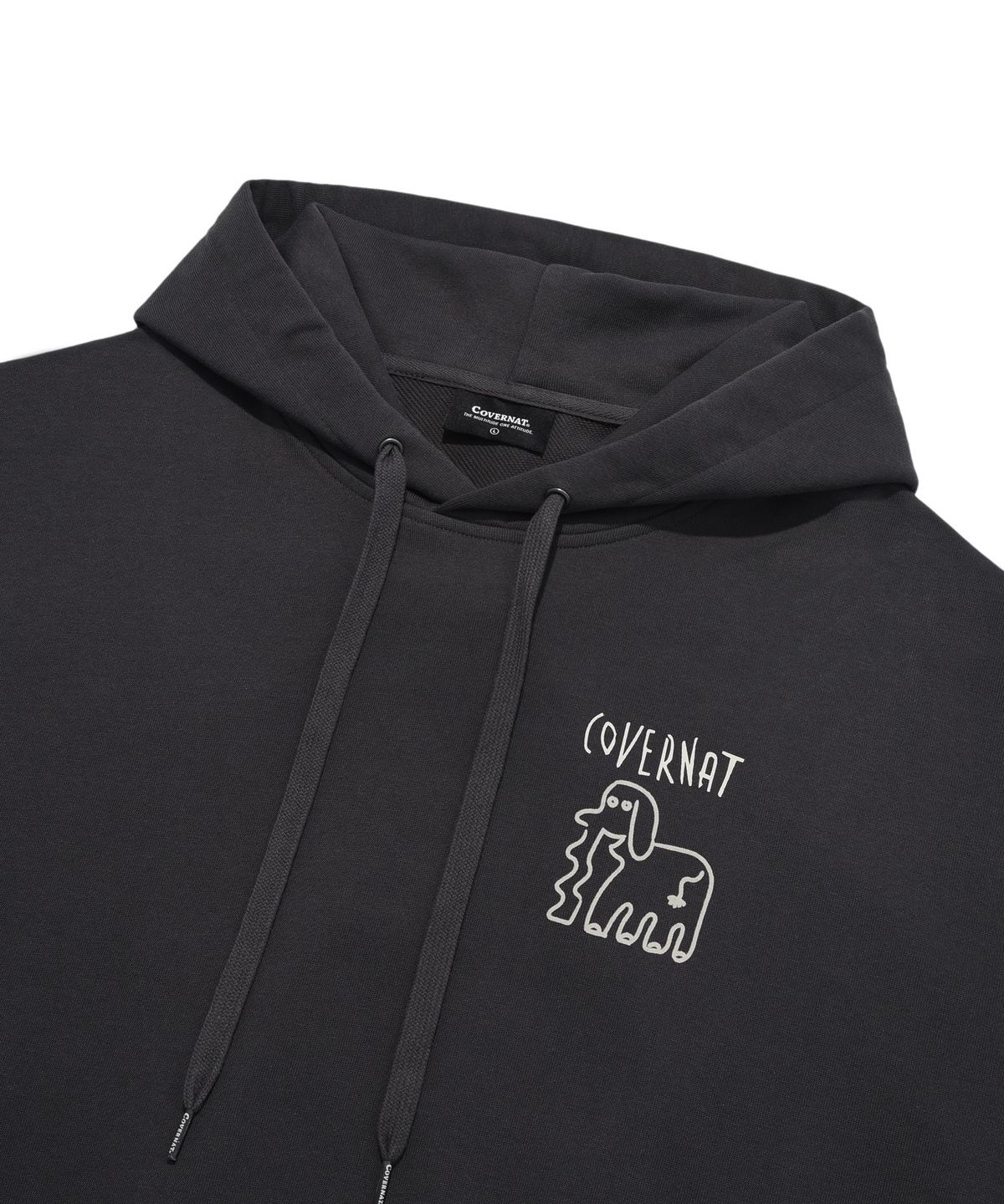 커버낫(COVERNAT) 스케치 후디 차콜