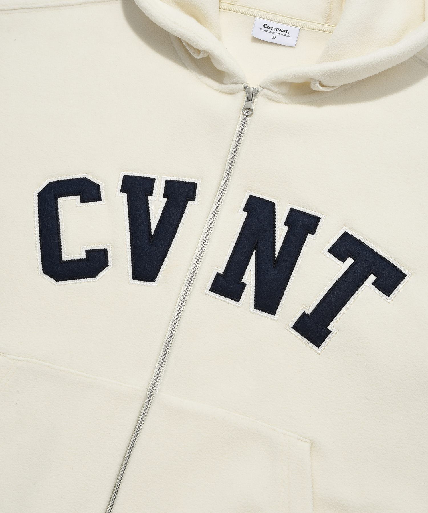 [COVERNAT]★OVERFIT CVNT HOODIE ZIP-UP MUSINSA | COVERNAT CVNT Overfit Hoodie Zip-up Black