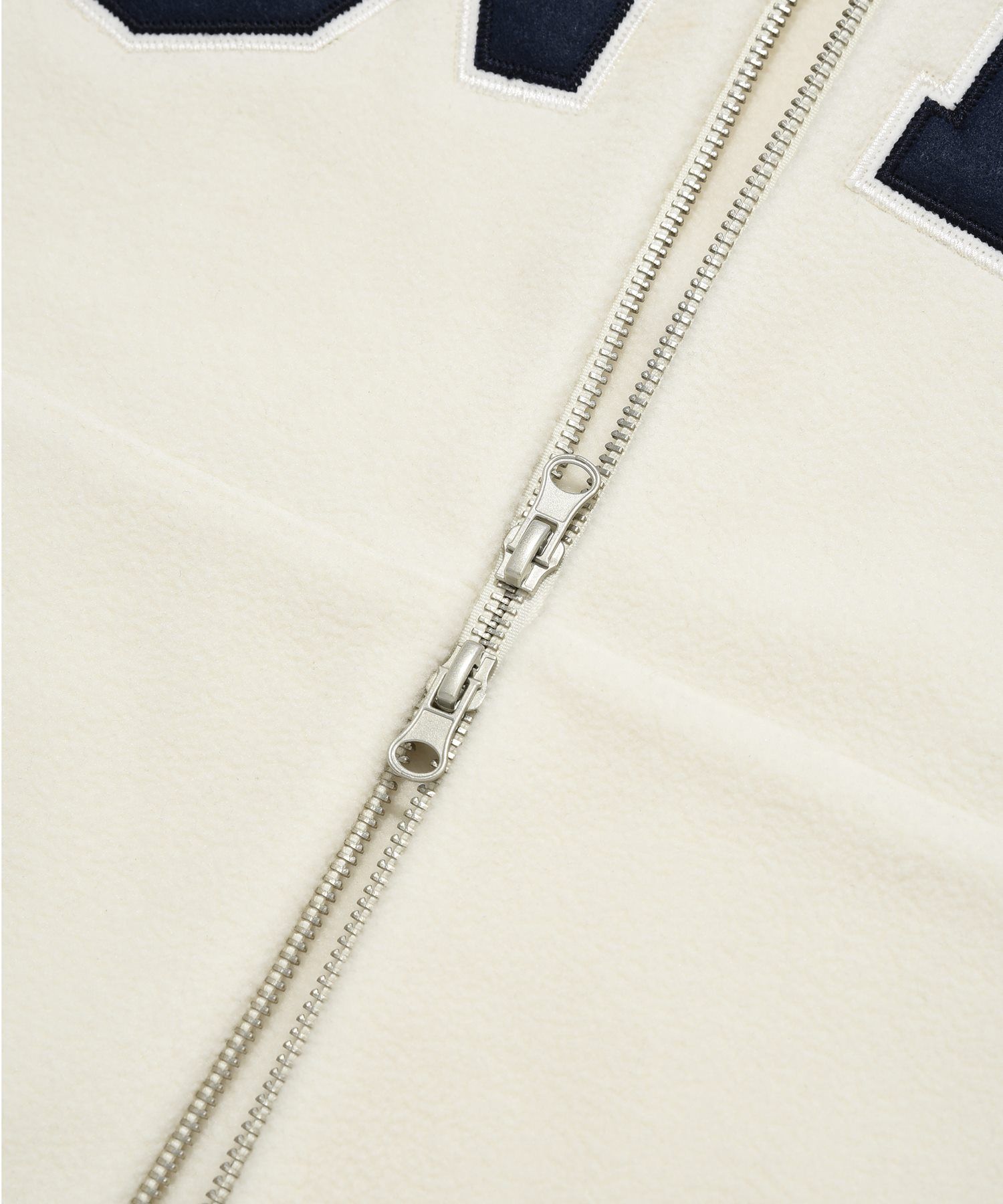 MUSINSA | COVERNAT CVNT Fleece Overfit Hoodie Zip-Up Ivory