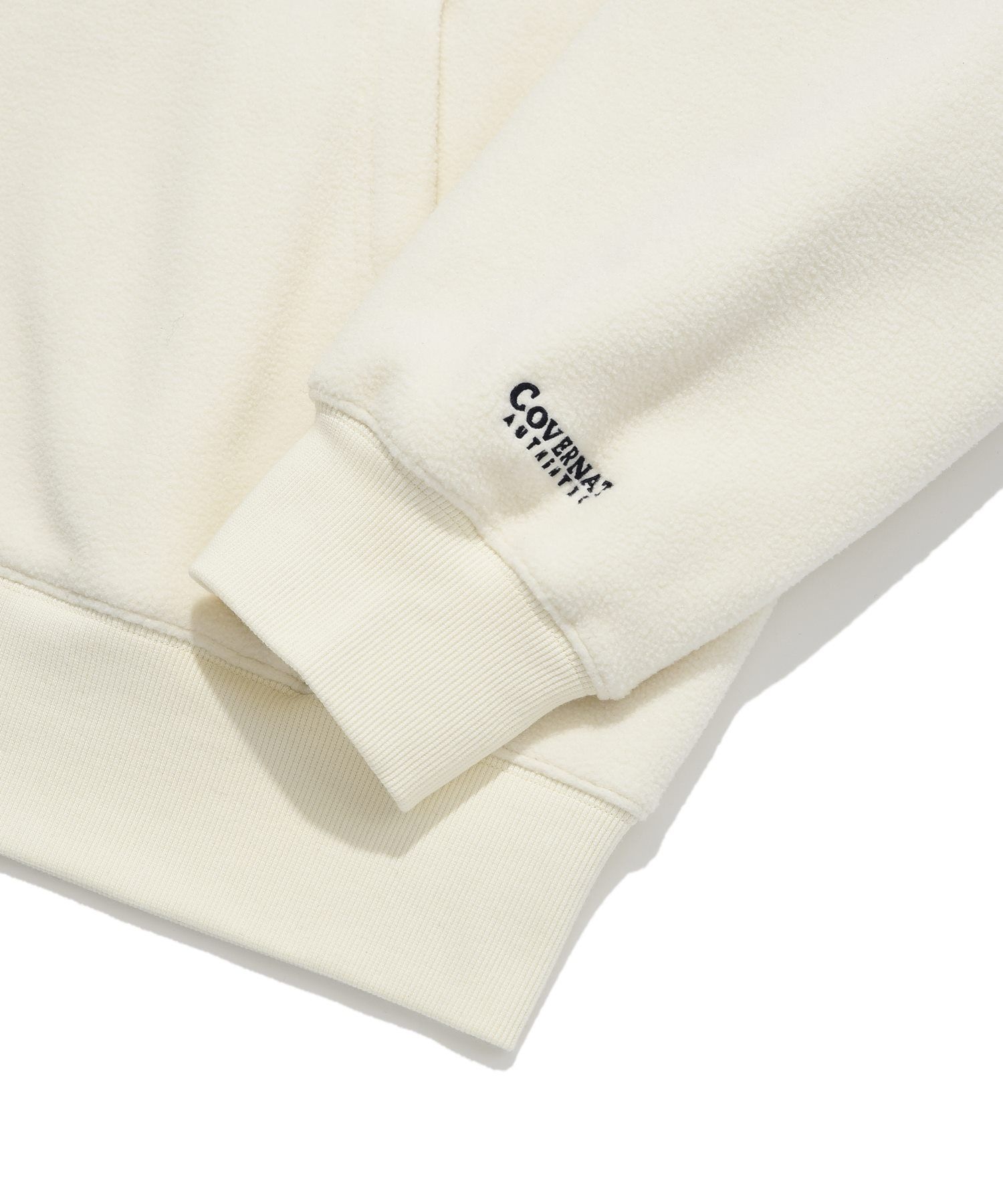 パーカー・フーディ COVERNAT collage logo hoodie ivory 1652fb5d72ee66c6ae52ef43cd0762