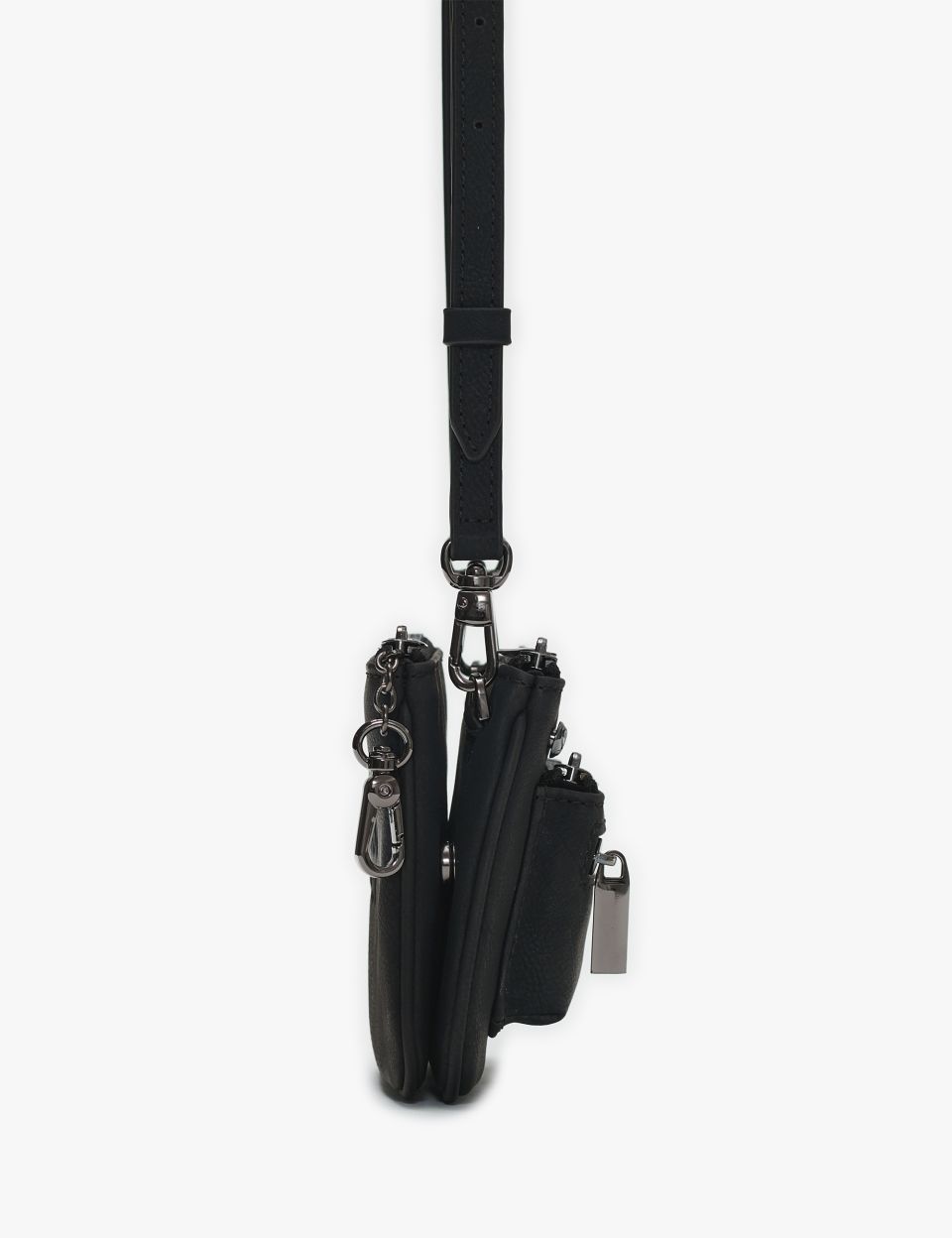 MUSINSA | SUNBURNPROJECT Rivet Two-way Mini Bag, BLACK