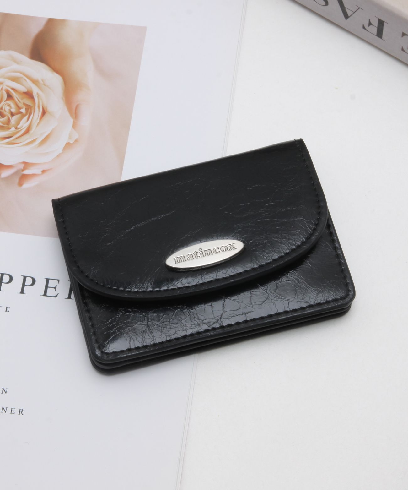 折りたたみ財布 MATINCOX Auris Card Wallet Black GW-1 Auris Card Wallet-Bla MUSINSA公式 | MATINCOX Auris Card Wallet - Black