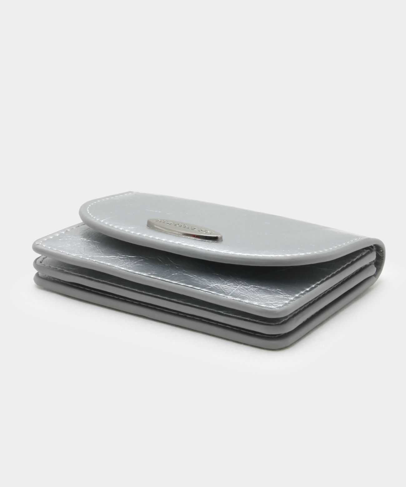 ☆martincox☆ Auris Card Wallet Silver GW-1 Auris Card Wall MUSINSA | MATINCOX Auris Card Wallet - Silver