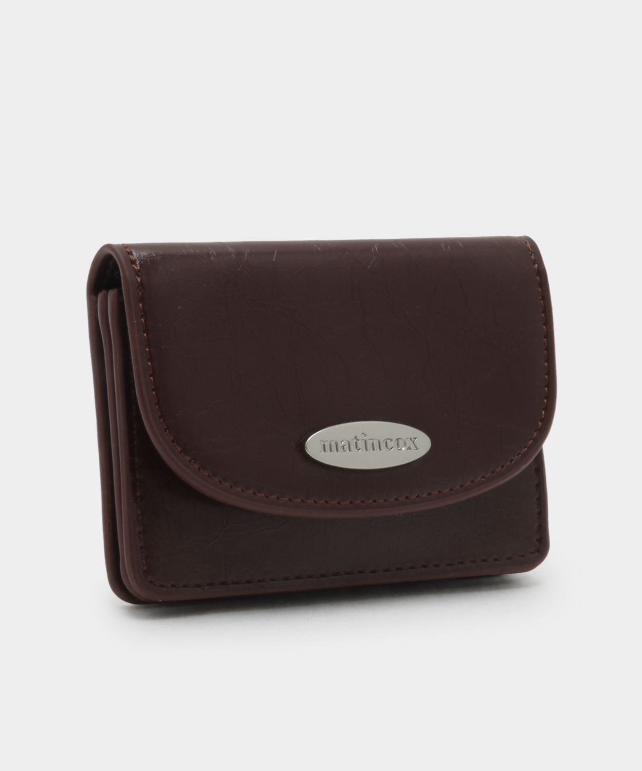 ★matincox★ Auris Card Wallet Black MUSINSA | MATINCOX Auris Card Wallet - Chocolate