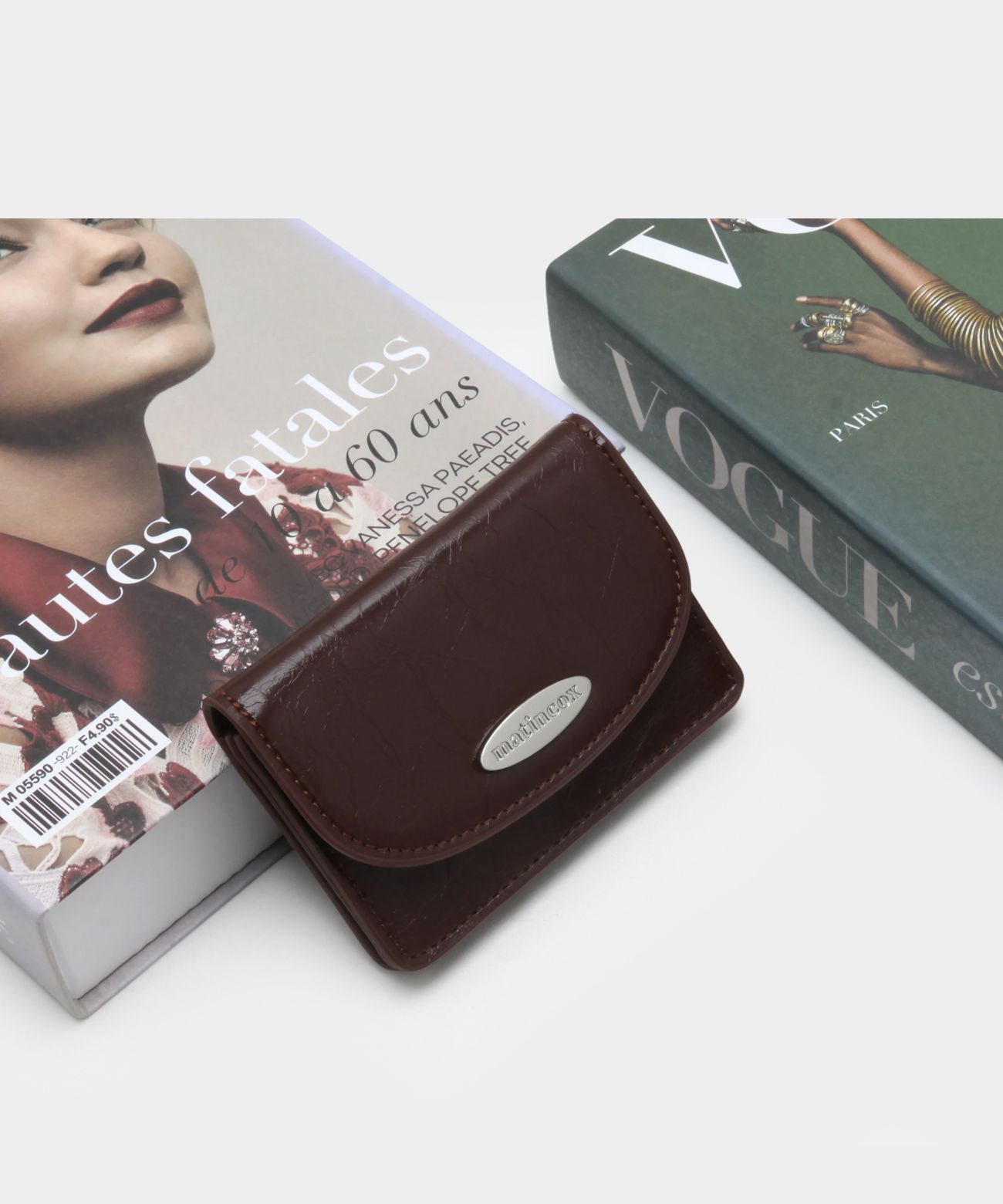 MUSINSA公式 | MATINCOX Auris Card Wallet - Chocolate