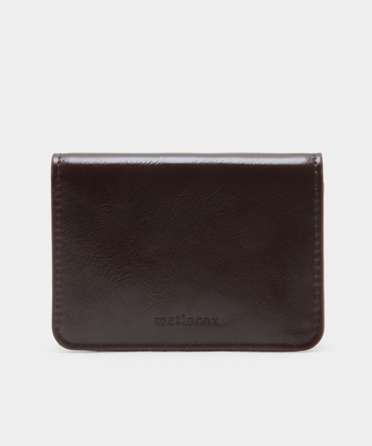 마틴콕스(MATINCOX) Auris Card Wallet - Chocolate