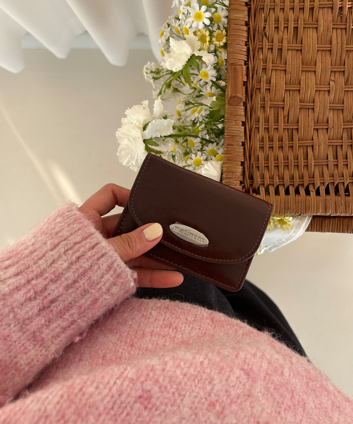 마틴콕스(MATINCOX) Auris Card Wallet - Chocolate