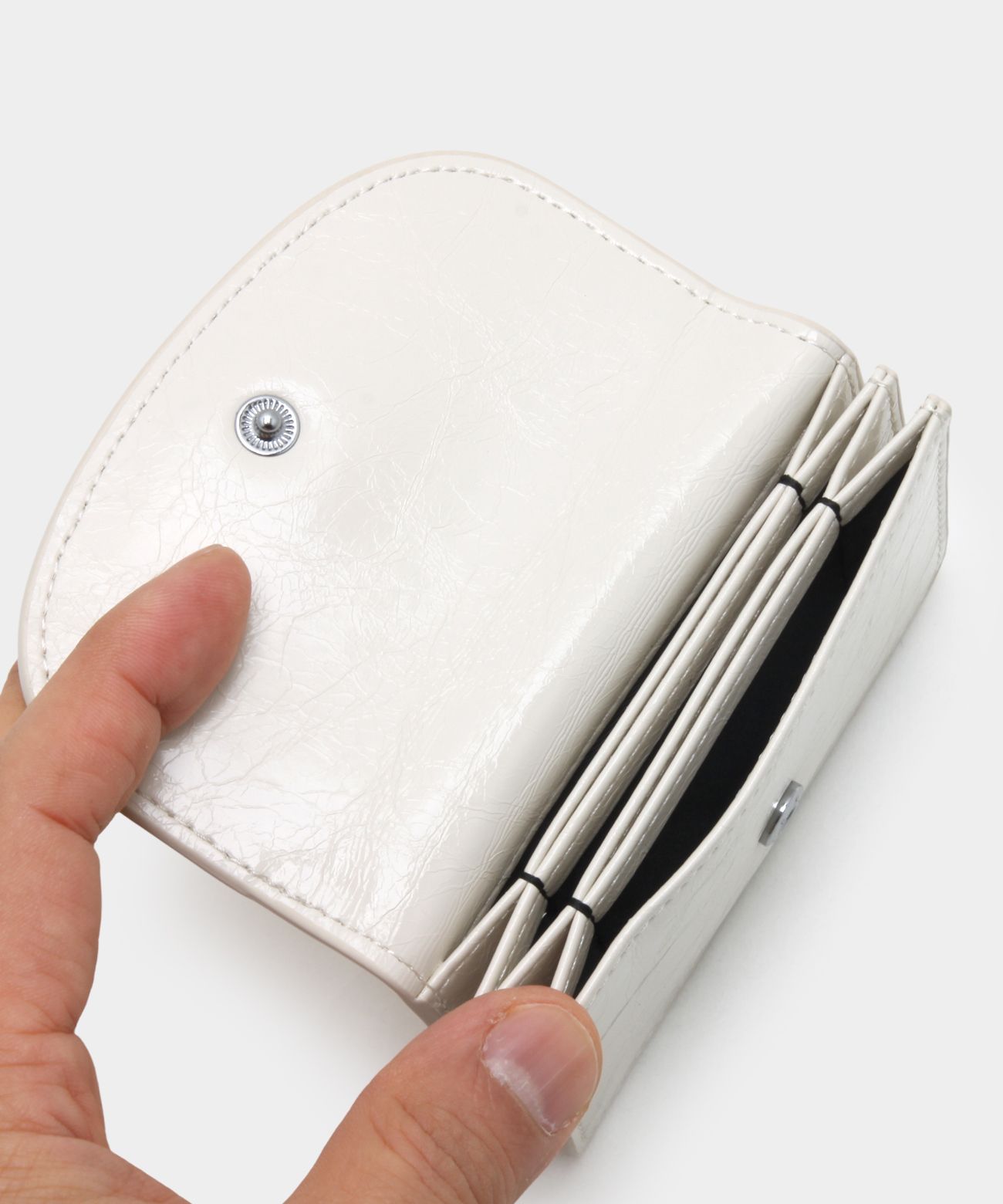 MUSINSA | MATINCOX Auris Card Wallet - Cream