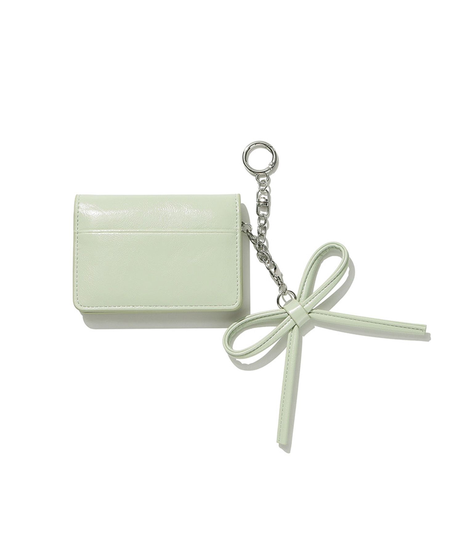 COVERNAT WOMAN ■ Clover Heart Keyring Card Wallet MUSINSA | COVERNAT WOMAN Clover Heart Keyring Card Wallet Black