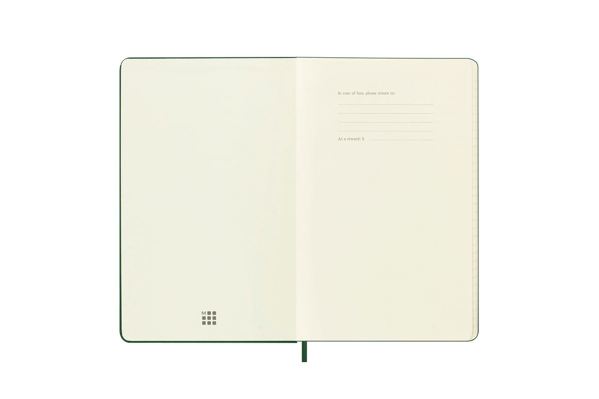 몰스킨(MOLESKINE) [24홀리데이]룰드/머틀 그린 하드 L