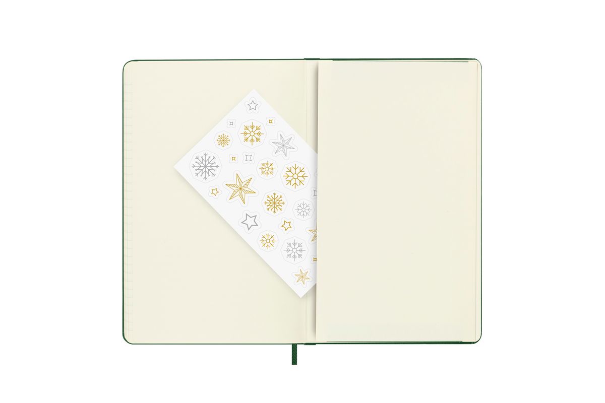 몰스킨(MOLESKINE) [24홀리데이]룰드/머틀 그린 하드 L