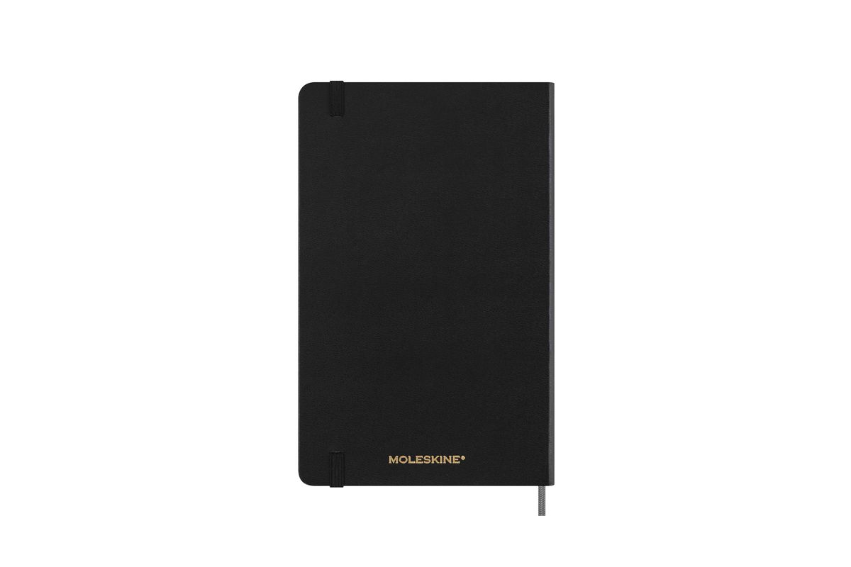 몰스킨(MOLESKINE) [24홀리데이]룰드/블랙 하드 L