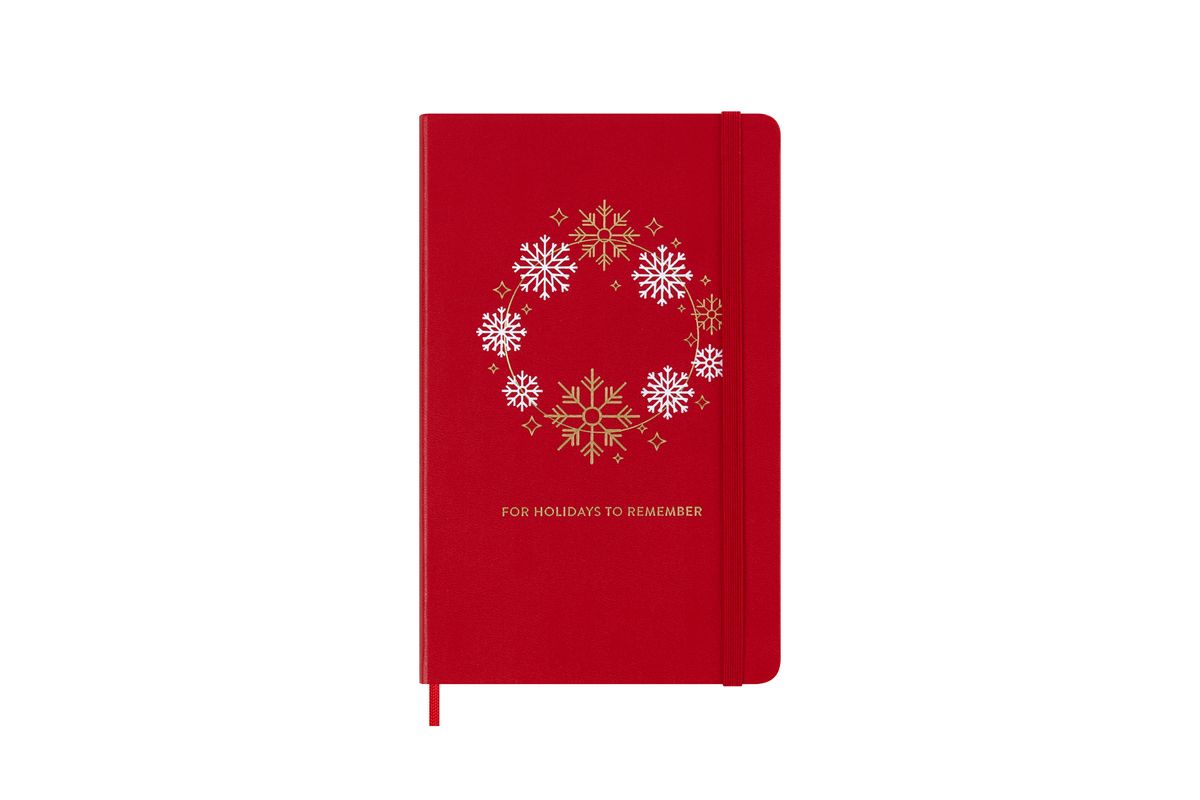 몰스킨(MOLESKINE) [24홀리데이]룰드/스칼렛 레드 하드 L