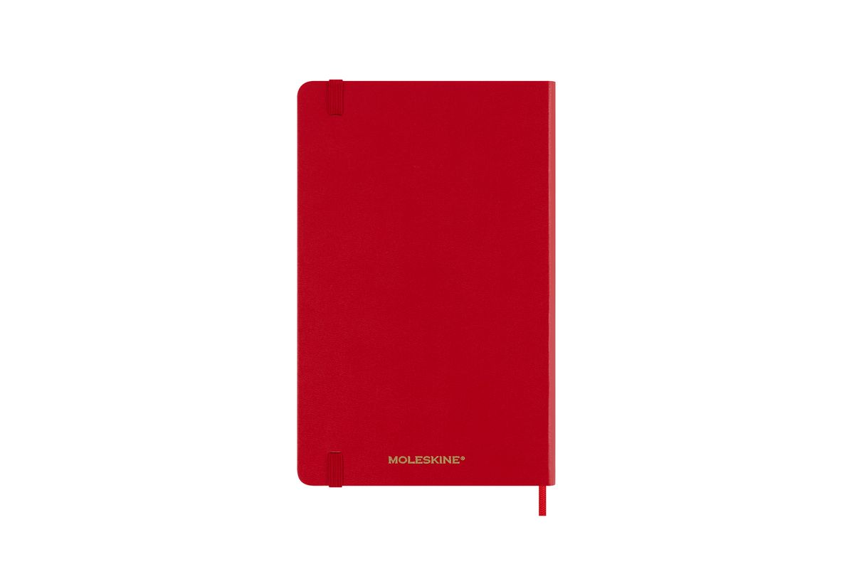 몰스킨(MOLESKINE) [24홀리데이]룰드/스칼렛 레드 하드 L