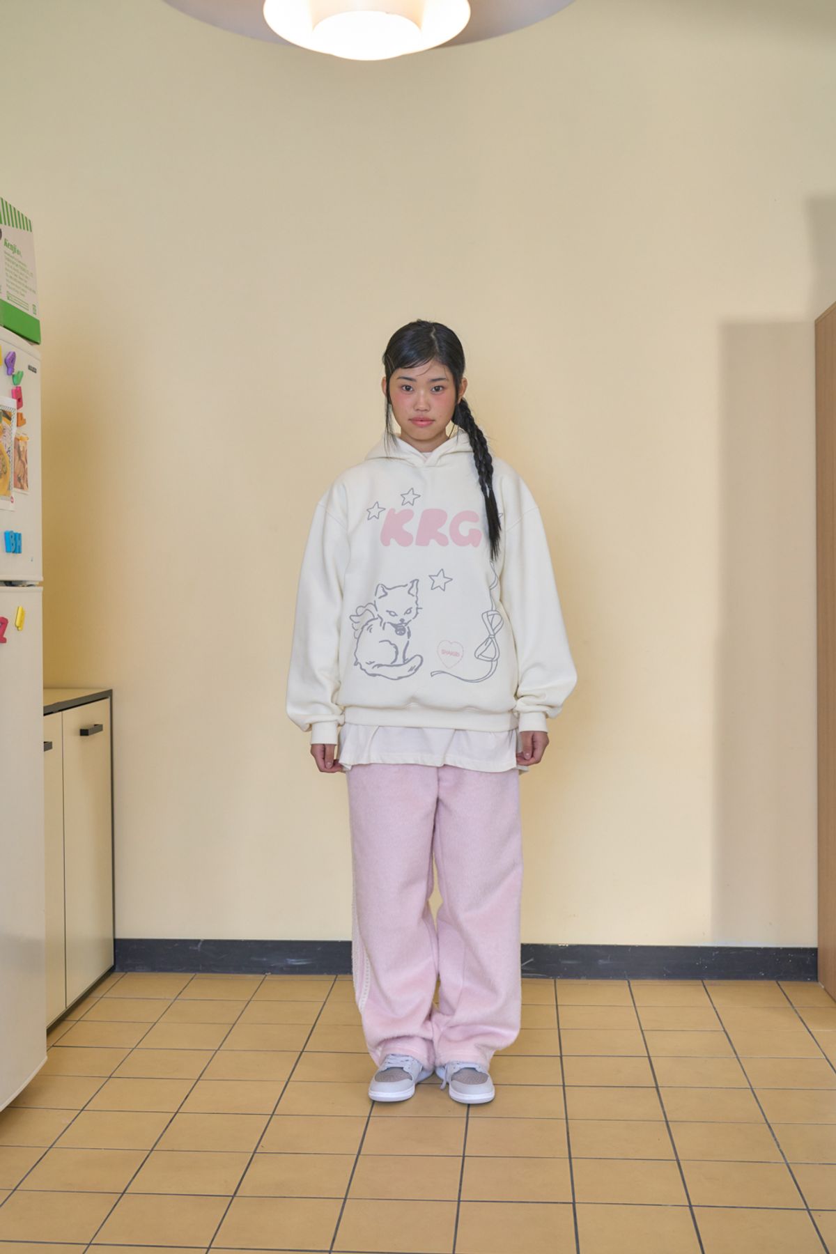 샤키리(SHAKIRI) Furry Lace Trimming Pants_Pink,Iovry