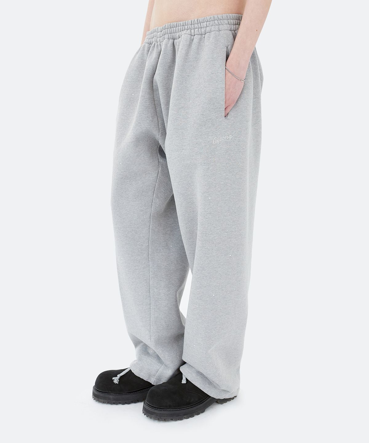 경(GYEONG) Twinkle Sweatpants_Heather Gray