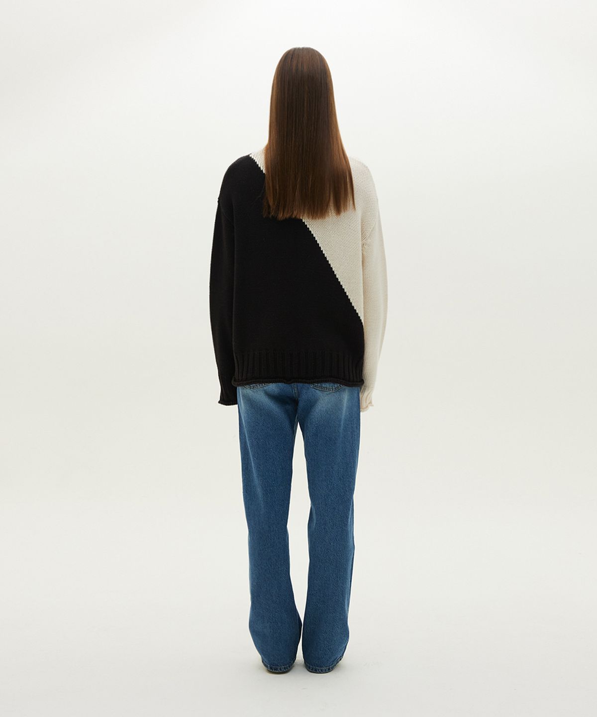 므아므(MMAM) Signature logo oblique knit