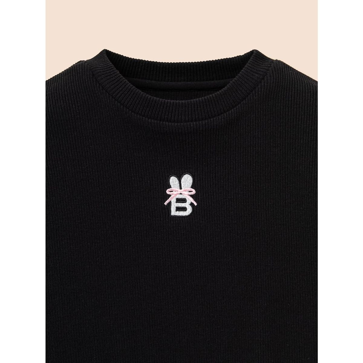 빈폴 키즈(BEANPOLE KIDS) 여아 니트라이크 레이어드 스웨트 셔츠  블랙 (BI5141G055)