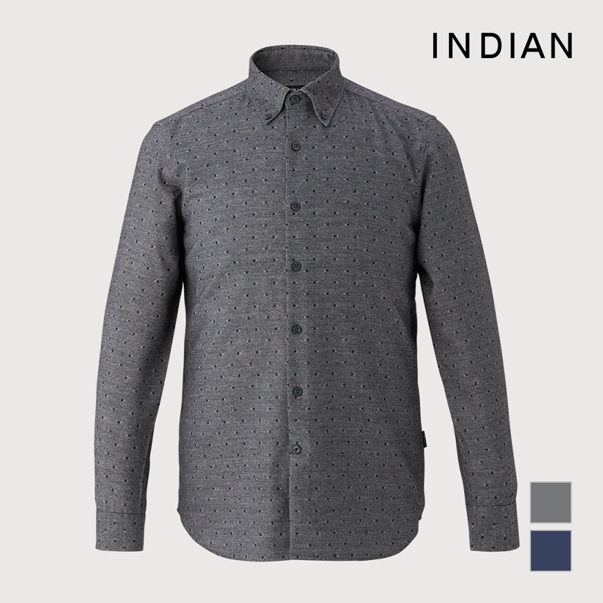 인디안(INDIAN) 올오버 프린트 셔츠_MIUNLXW8561