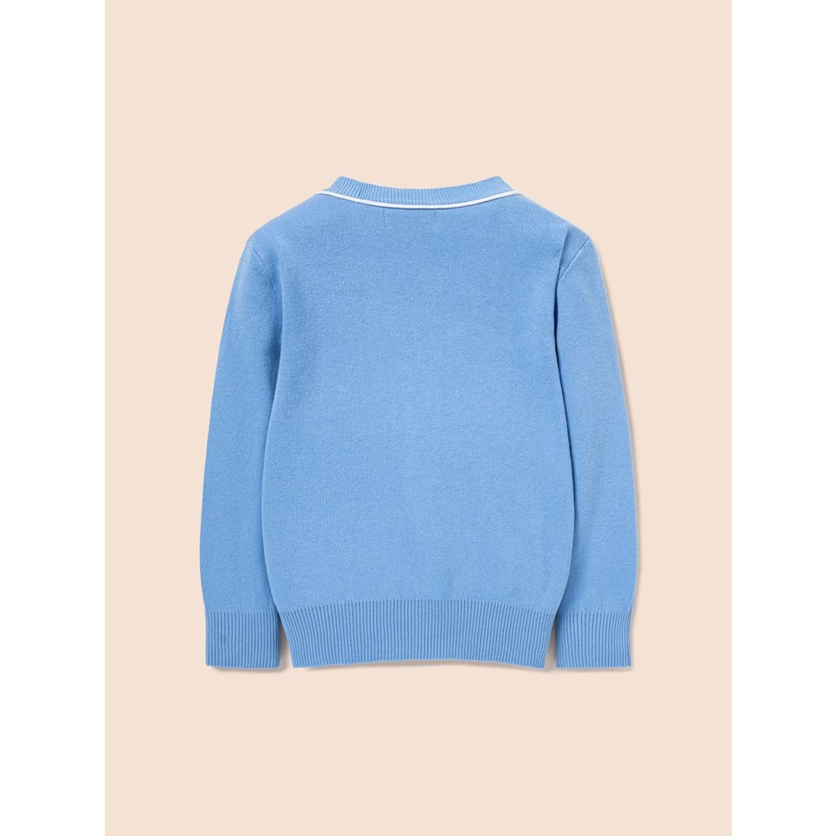 빈폴 키즈(BEANPOLE KIDS) [Essential] 면 브이넥 카디건  스카이 블루 (BI515AUE1Q)