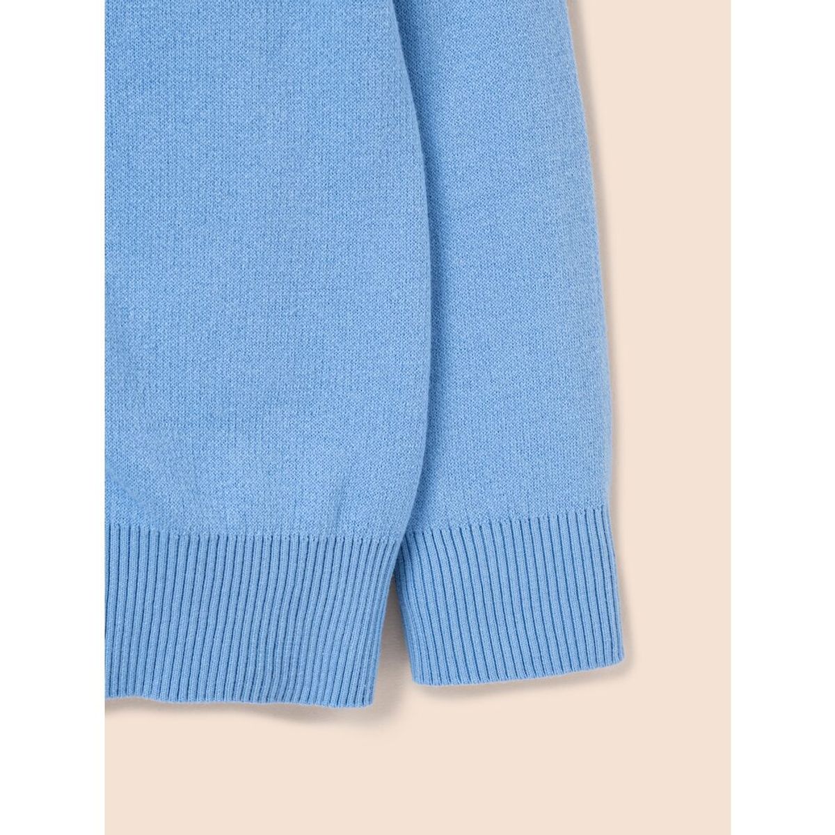 빈폴 키즈(BEANPOLE KIDS) [Essential] 면 브이넥 카디건  스카이 블루 (BI515AUE1Q)