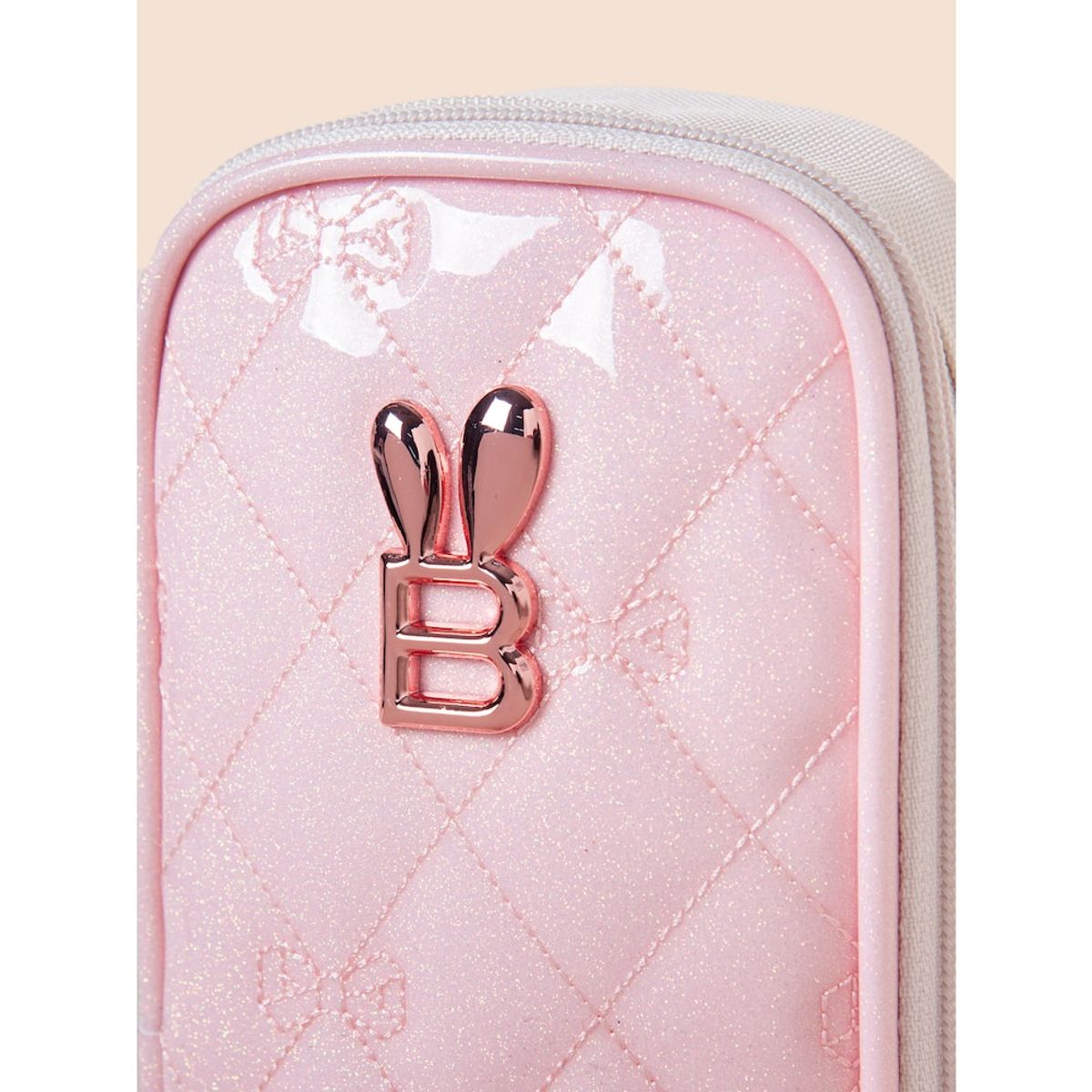 빈폴 키즈(BEANPOLE KIDS) 리본 퀼팅 여아 필통  아이보리 (BI51D2G220)