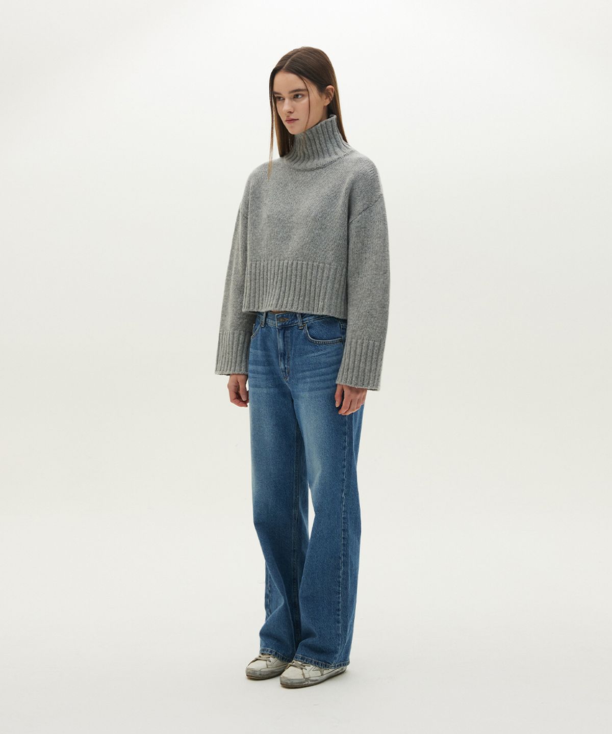 므아므(MMAM) Turtleneck crop knitwear