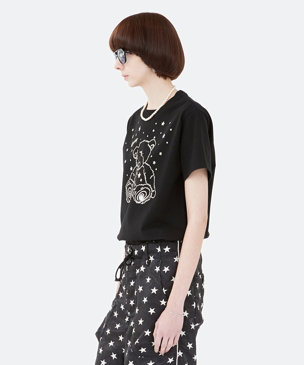 경(GYEONG) Old Teddy Bear Tee_Black