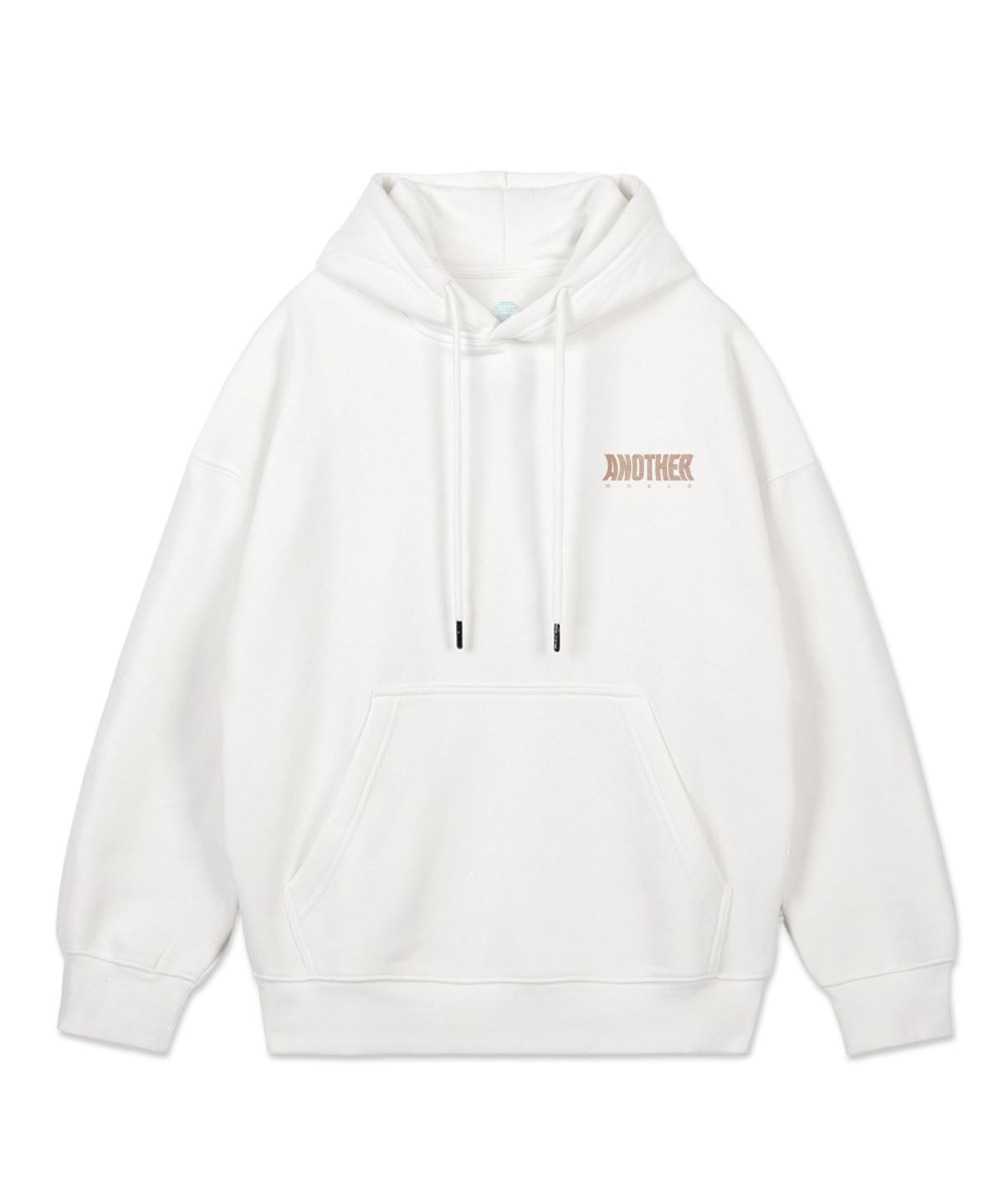 아스트랄 프로젝션(ASTRAL PROJECTION) 어나더 오버핏 와이드 숄더 후디_화이트