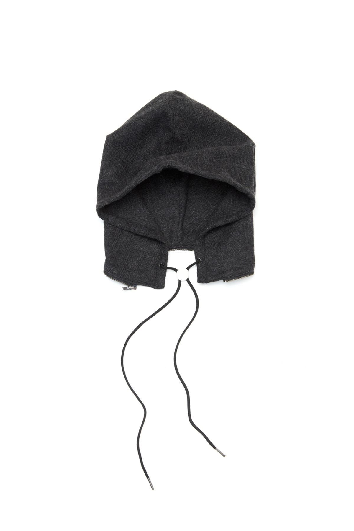 해칭룸(HATCHINGROOM) Hoodie Muffler Hairy Herringbone Charcoal