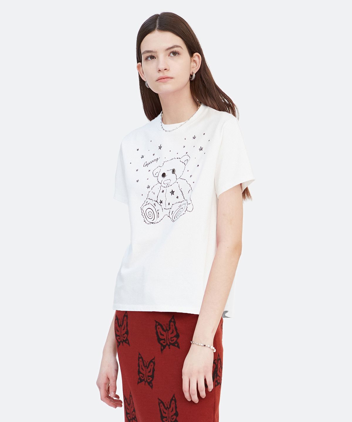 경(GYEONG) Old Teddy Bear Tee_Off White