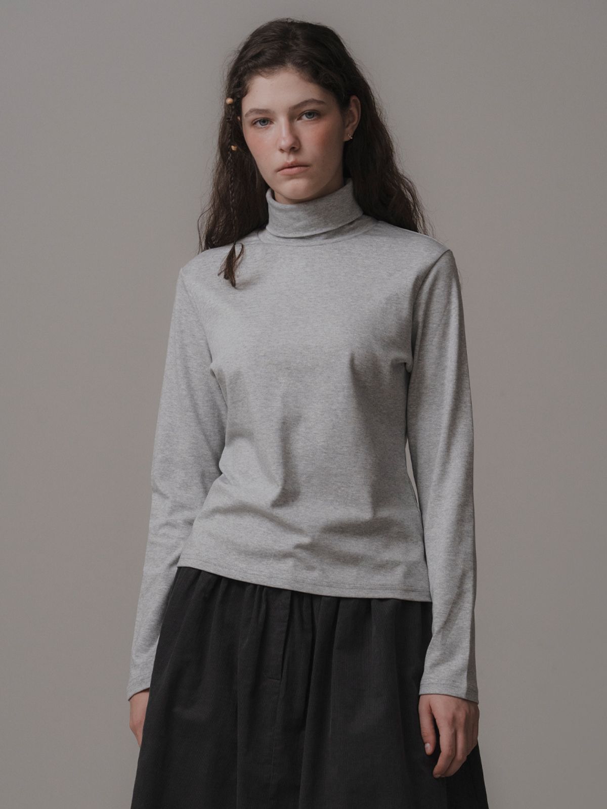 더미튼(THEMITTEN) Avo turtleneck t-shirt (2pack)