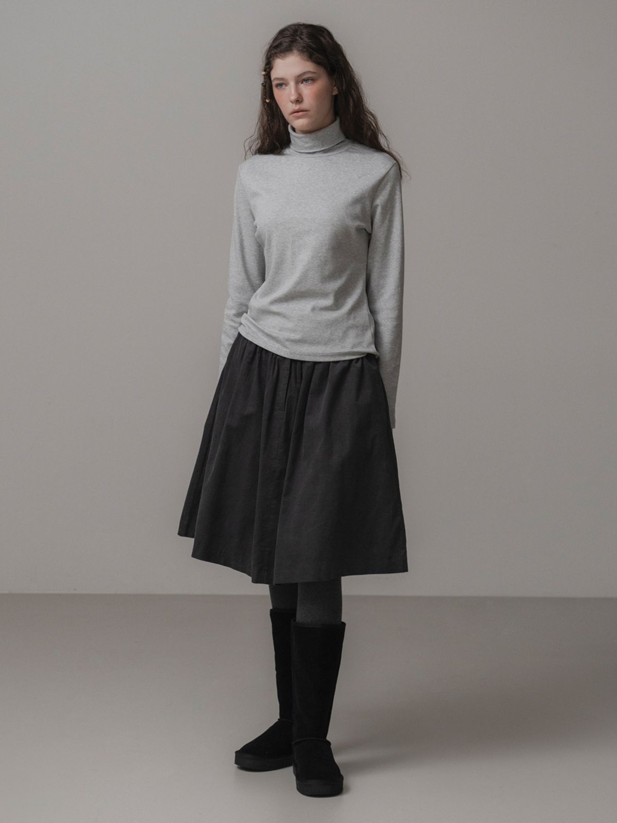 더미튼(THEMITTEN) Avo turtleneck t-shirt (2pack)