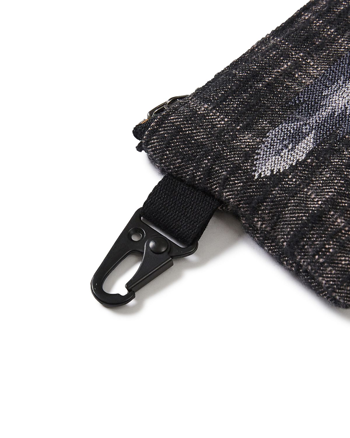 카락터(KARACTOR) Ortega pouch key ring / Black purple