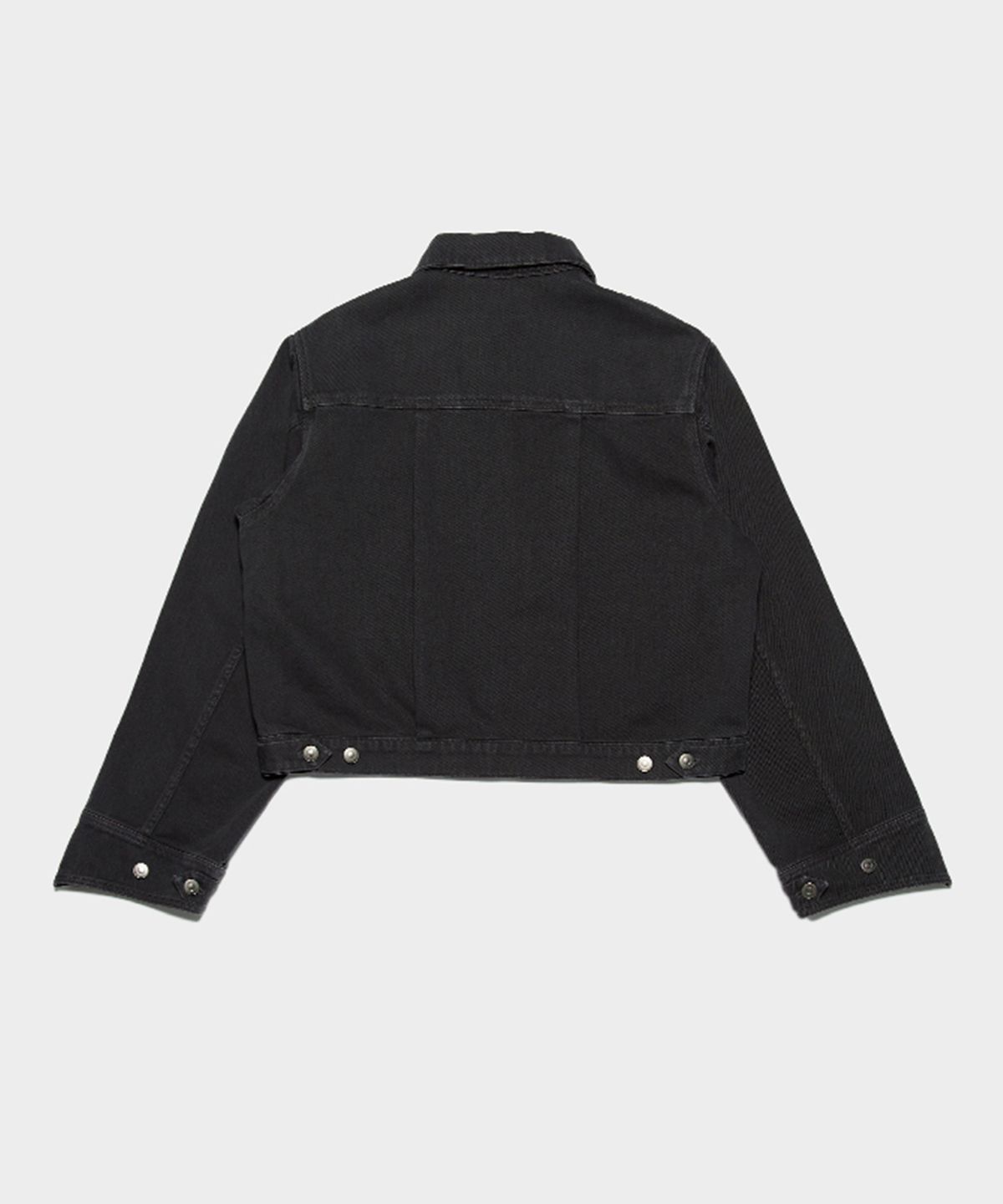 경(GYEONG) VTG Washed Twill Jacket_Charcoal