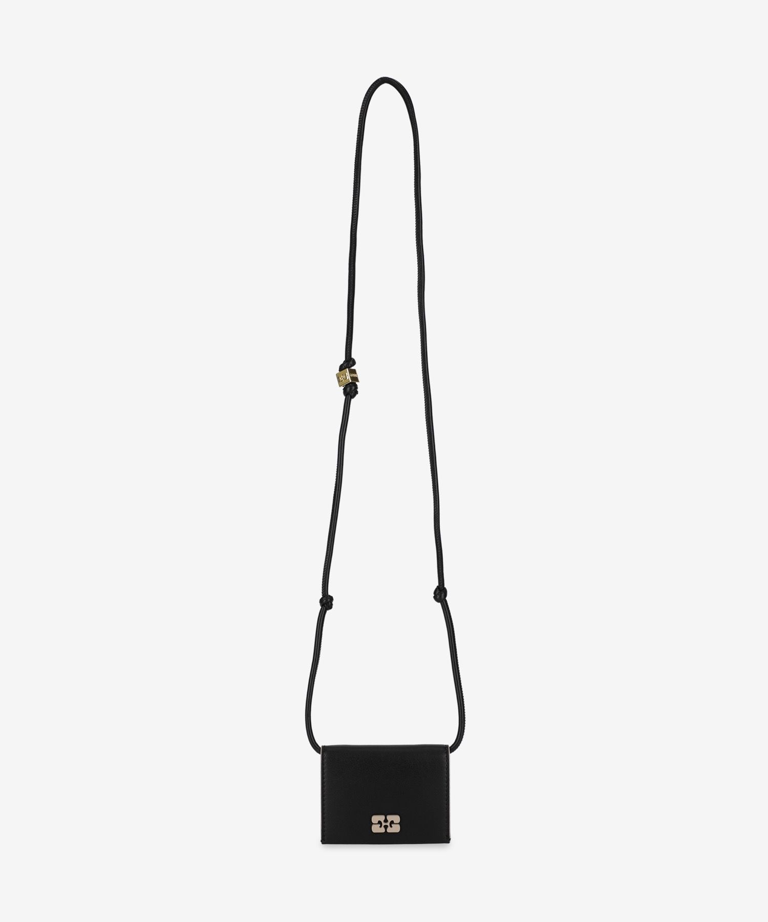 ★Ganni★ Gani Boo Strap Card Holder Black A5396099 A5396099 MUSINSA | GANNI Gani Bous Strap Card Holder - Black / A5396099