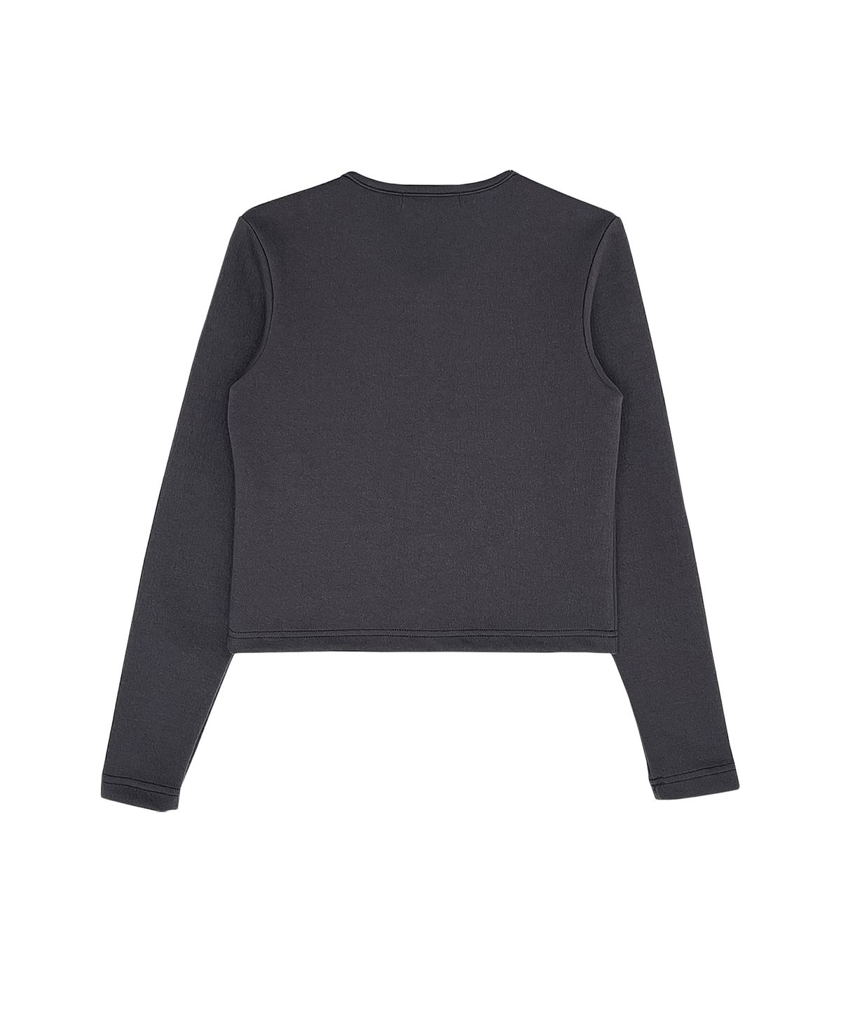 오픈타입(OPENTYPE) Classic Button Point Cardigan (CHARCOAL)