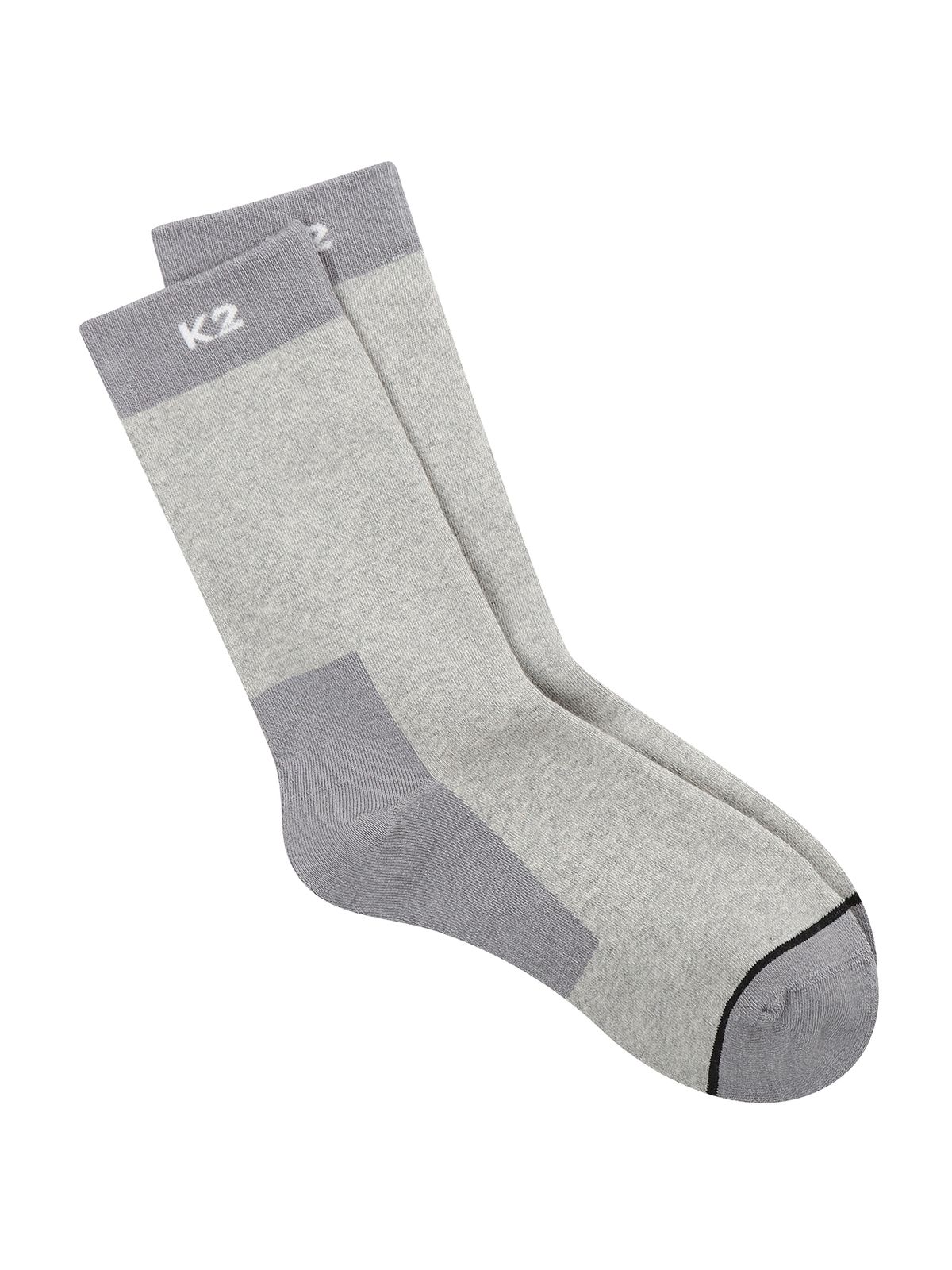 케이투(K2) 쿨맥스 통파일 중목 양말_OATMEAL GREY